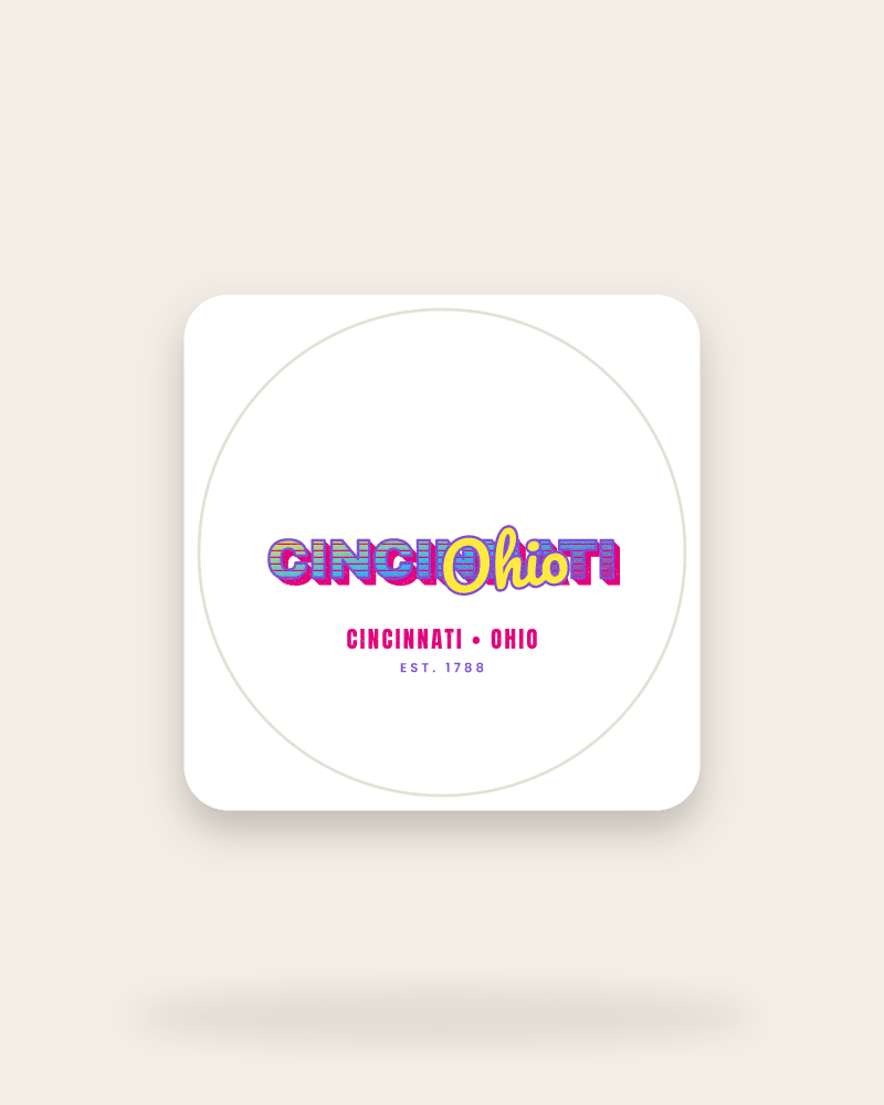 Cincinnati Music TV Kiss-Cut Sticker
