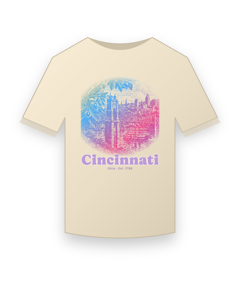 Cincinnati Suspension Bridge Classic Tee
