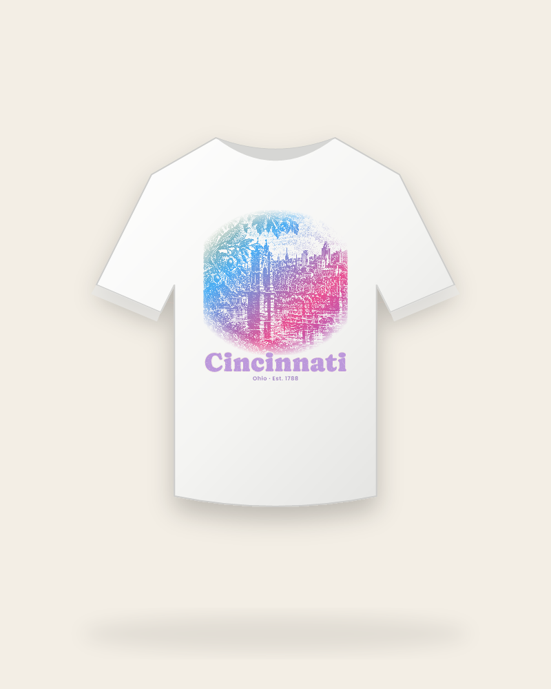 Cincinnati Suspension Bridge Youth Tee