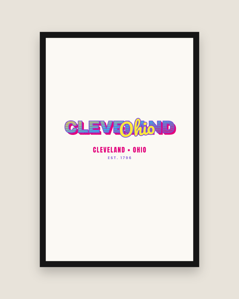 Cleveland Music TV Matte Poster