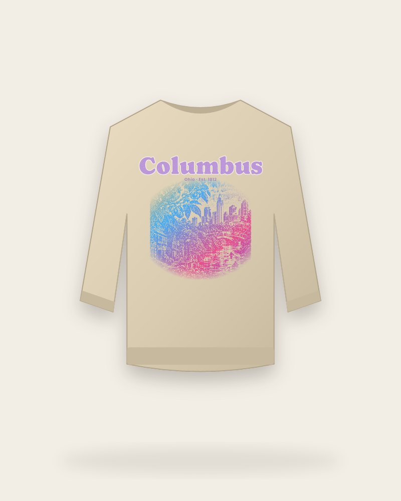 Columbus Scioto Mile Crewneck Sweatshirt