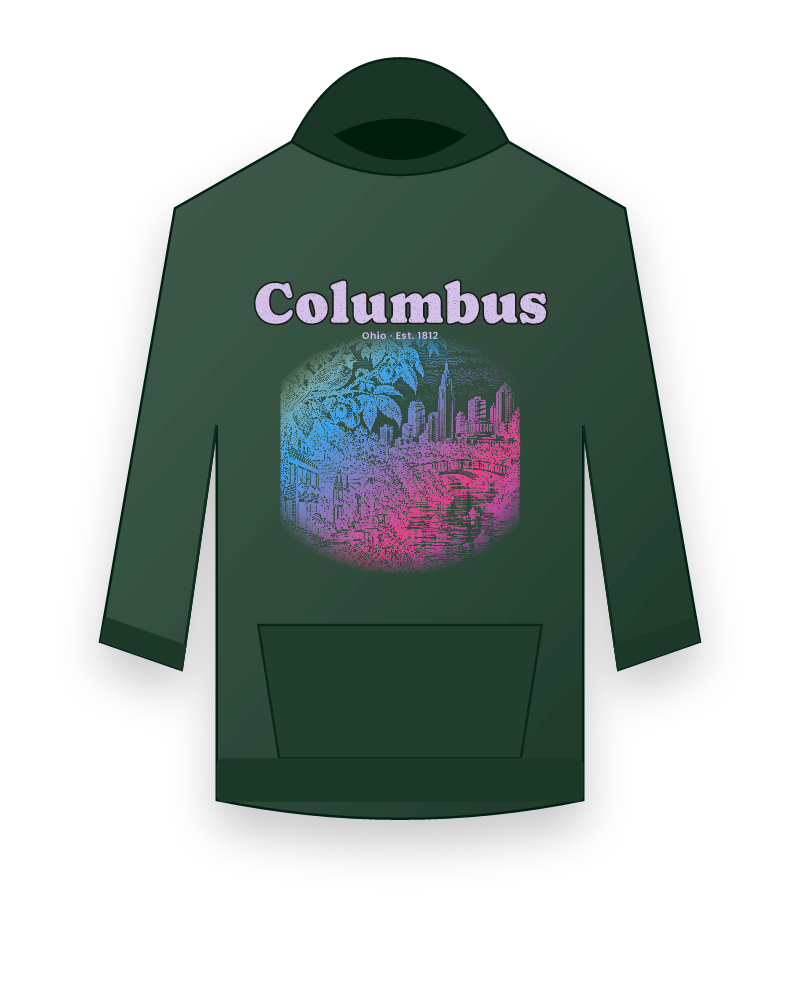 Columbus Scioto Mile Hooded Sweatshirt