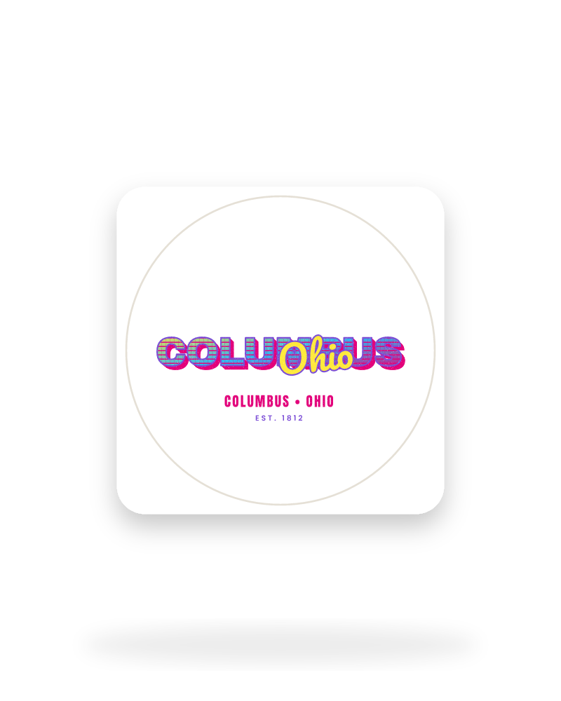 Columbus Music TV Kiss-Cut Sticker