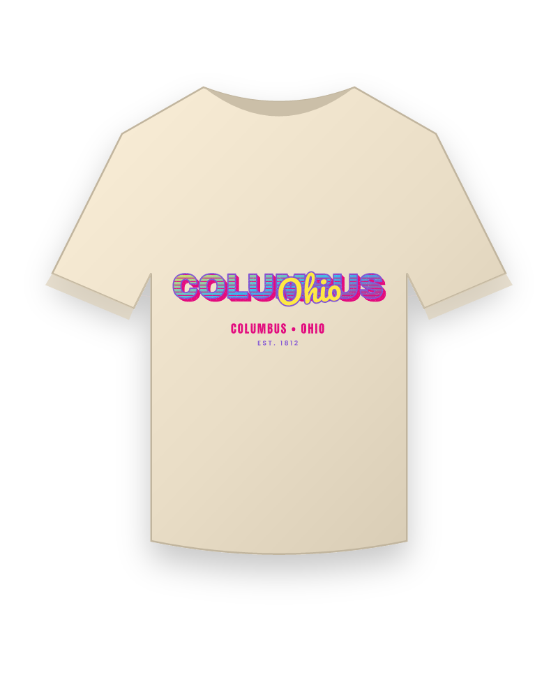 Columbus Music TV Organic Cotton Tee