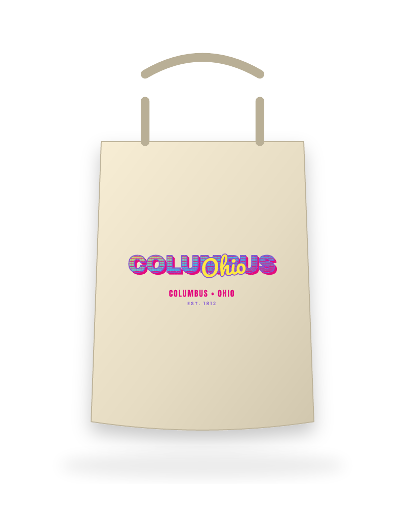 Columbus Music TV Canvas Tote