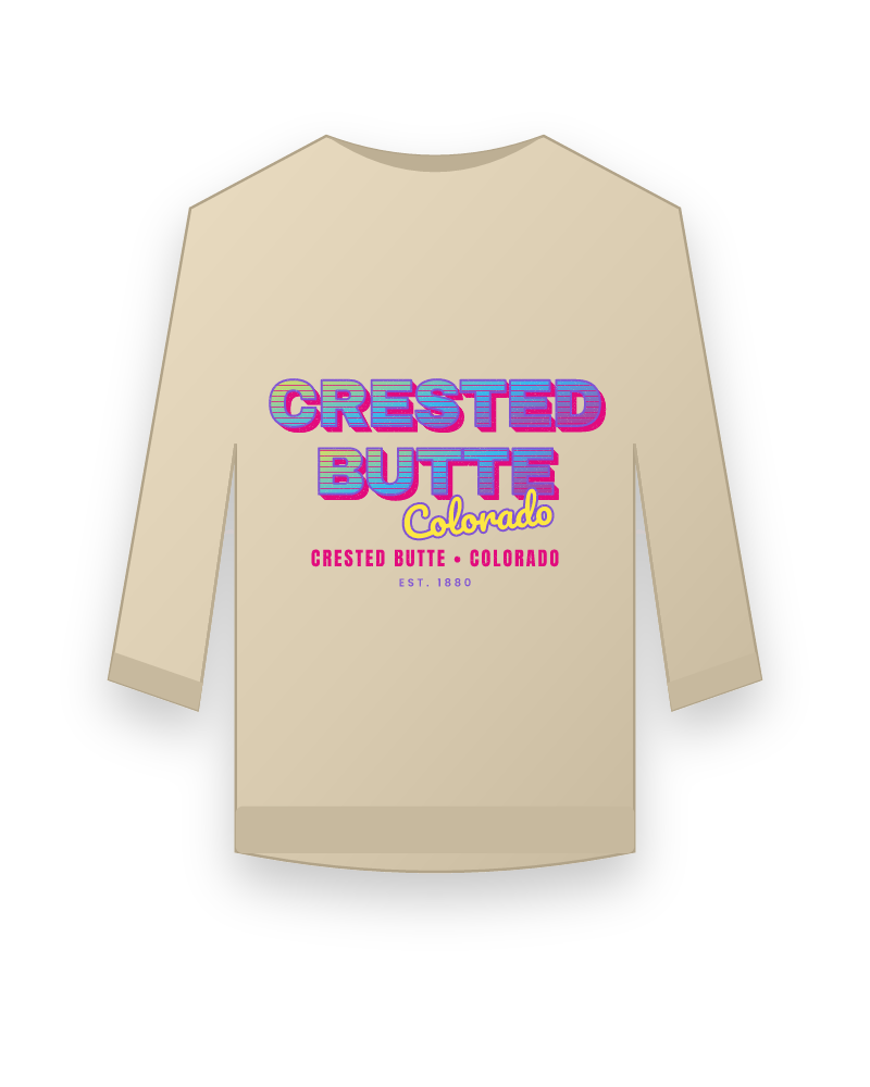 Crested Butte Music TV Crewneck Sweatshirt