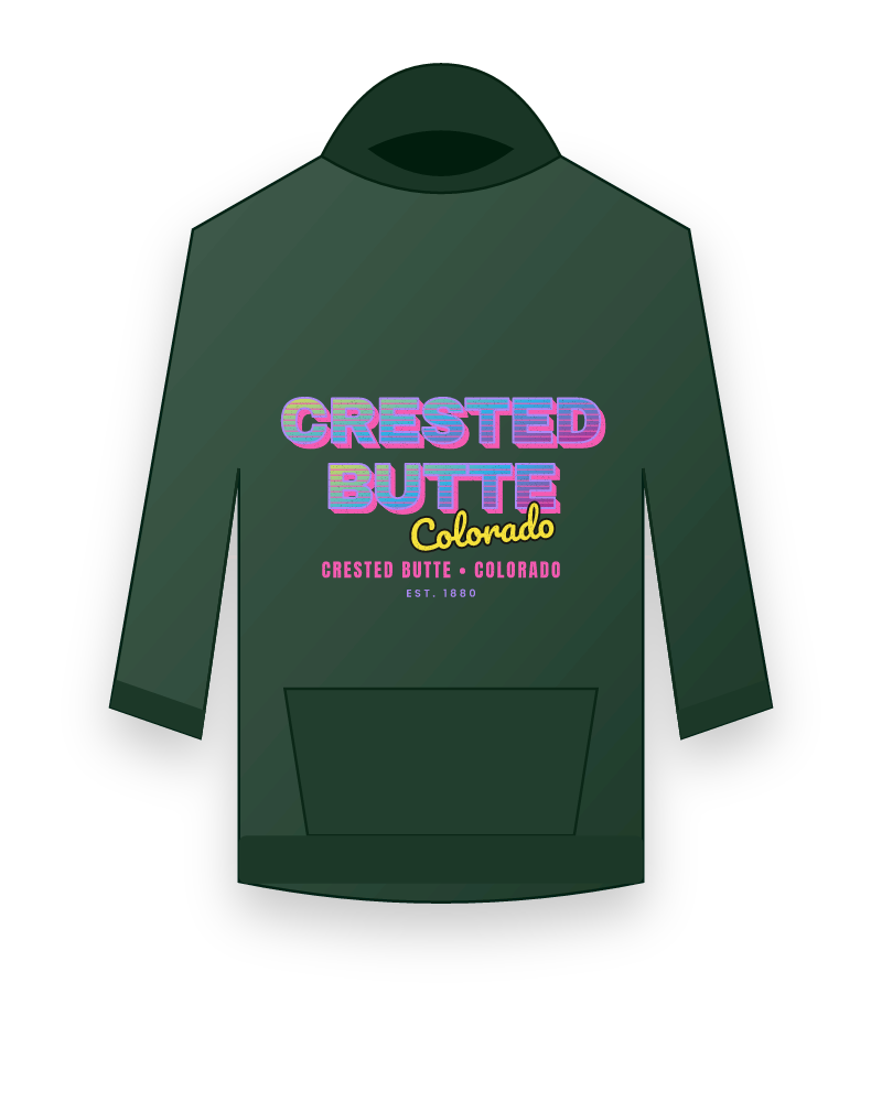 Crested Butte Music TV Hooded Sweatshirt