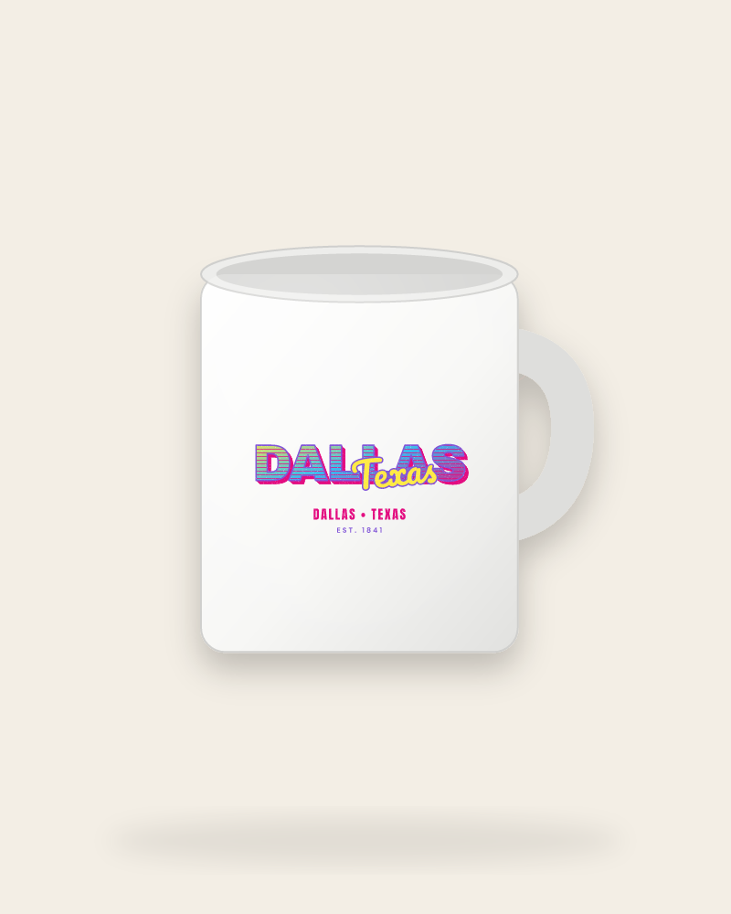 Dallas Music TV Ceramic Mug 11oz