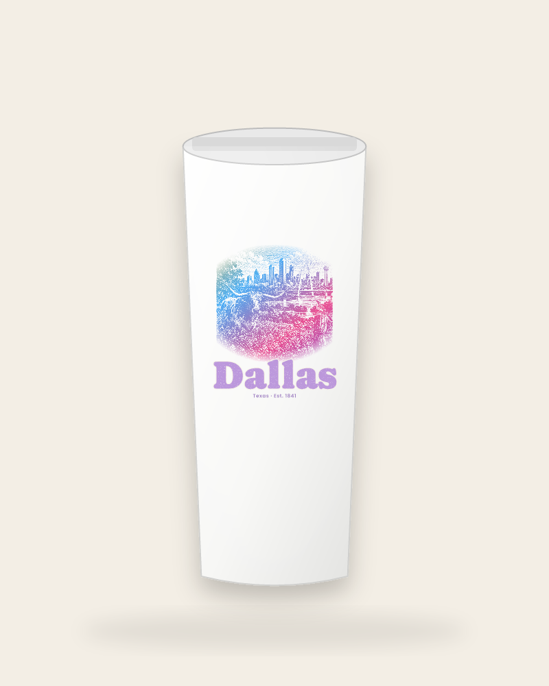 Dallas Bluebonnet Longhorn Insulated Tumbler 20oz