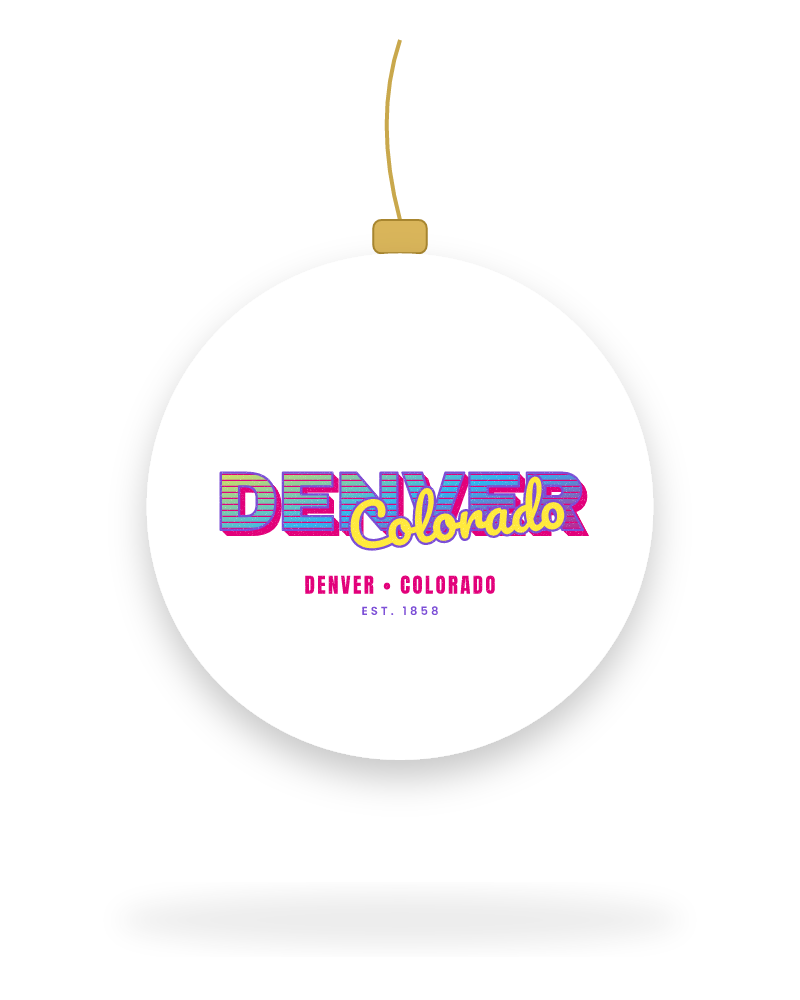 Denver Music TV Ceramic Ornament