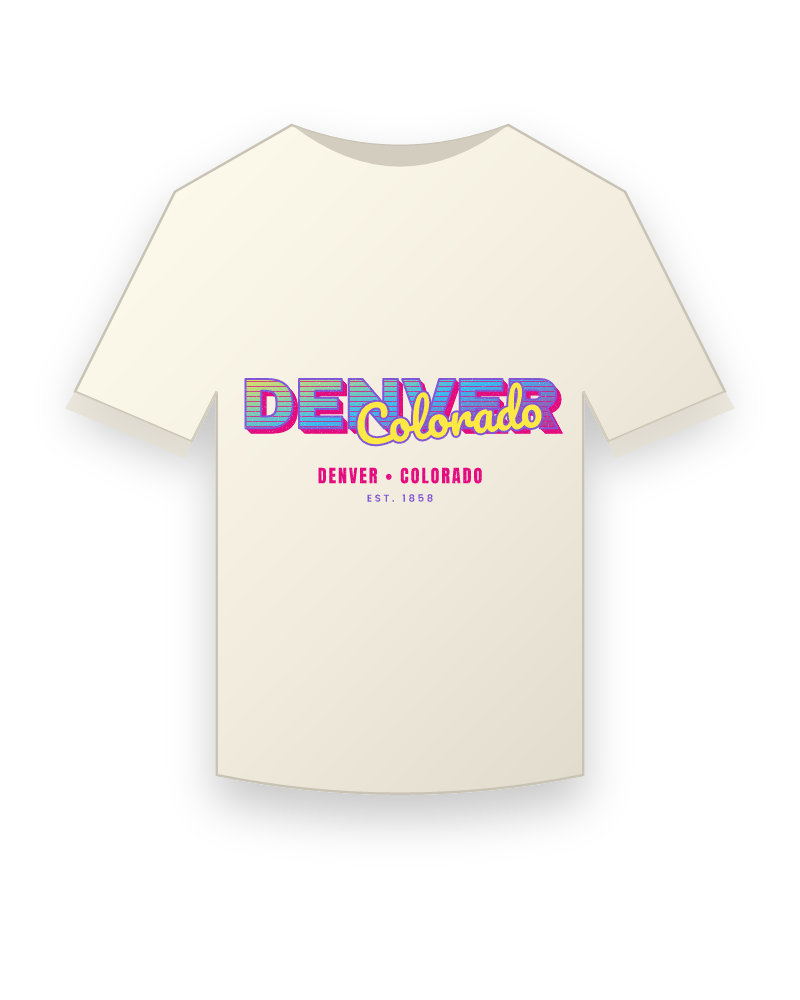 Denver Music TV Vintage Wash Tee