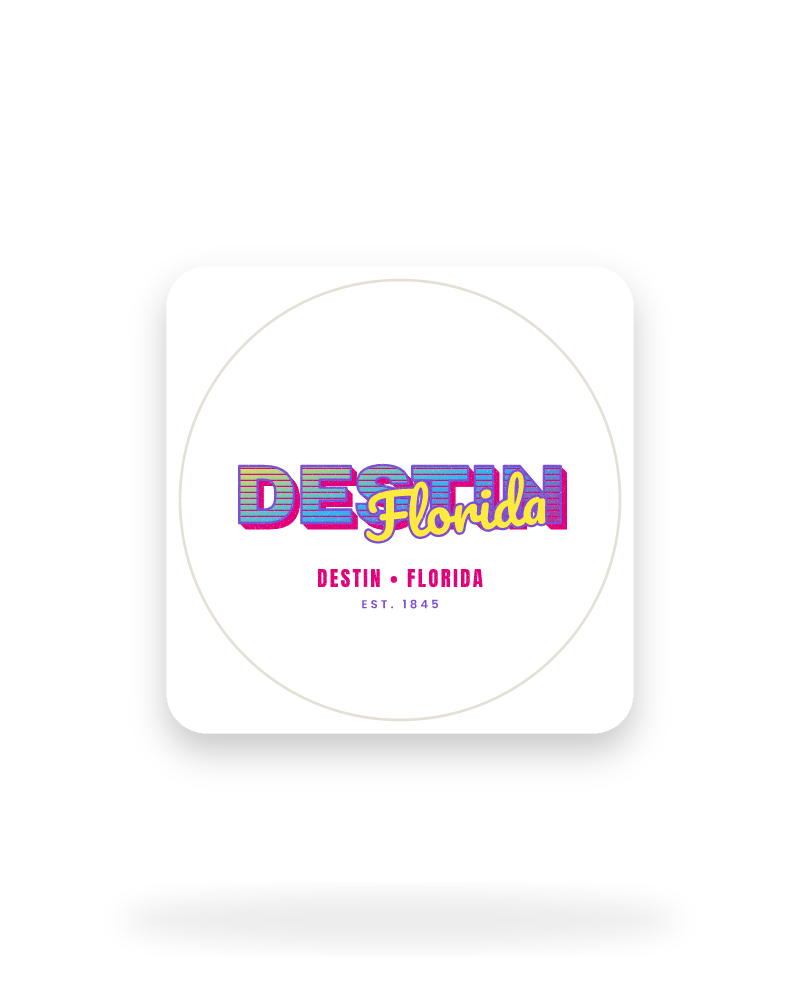 Destin Music TV Kiss-Cut Sticker