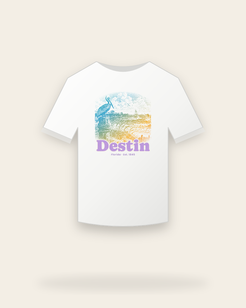 Destin Pier Pelican Youth Tee