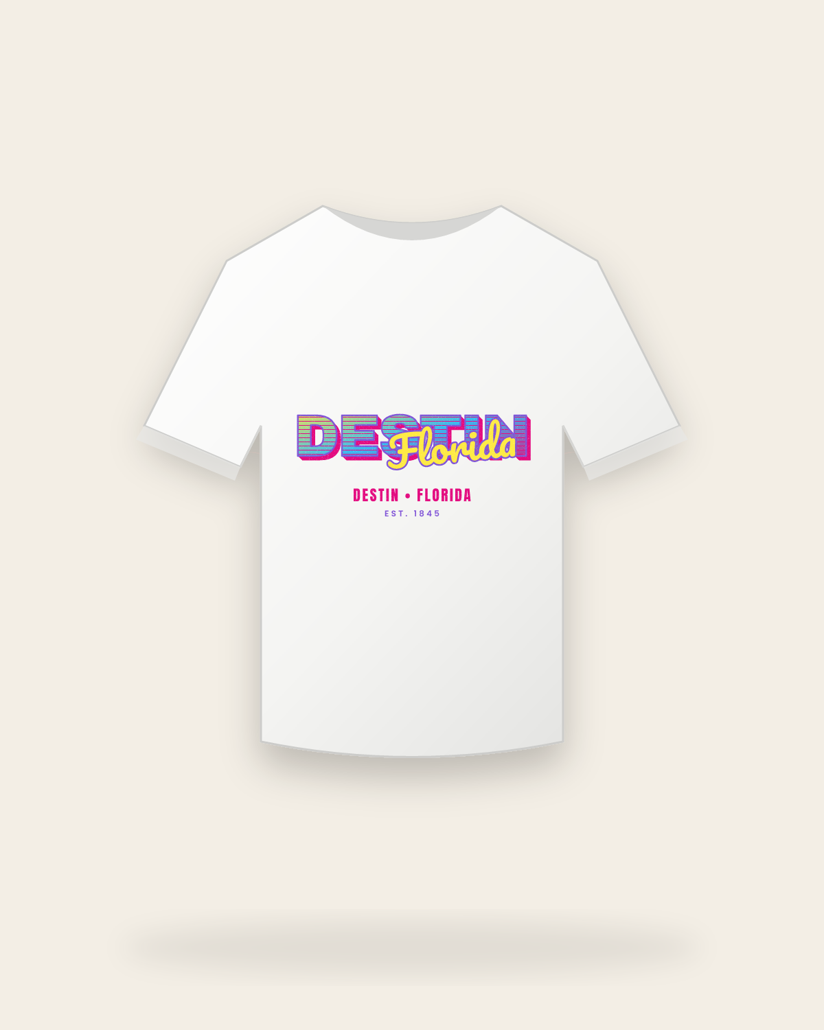 Destin Music TV Youth Tee in White