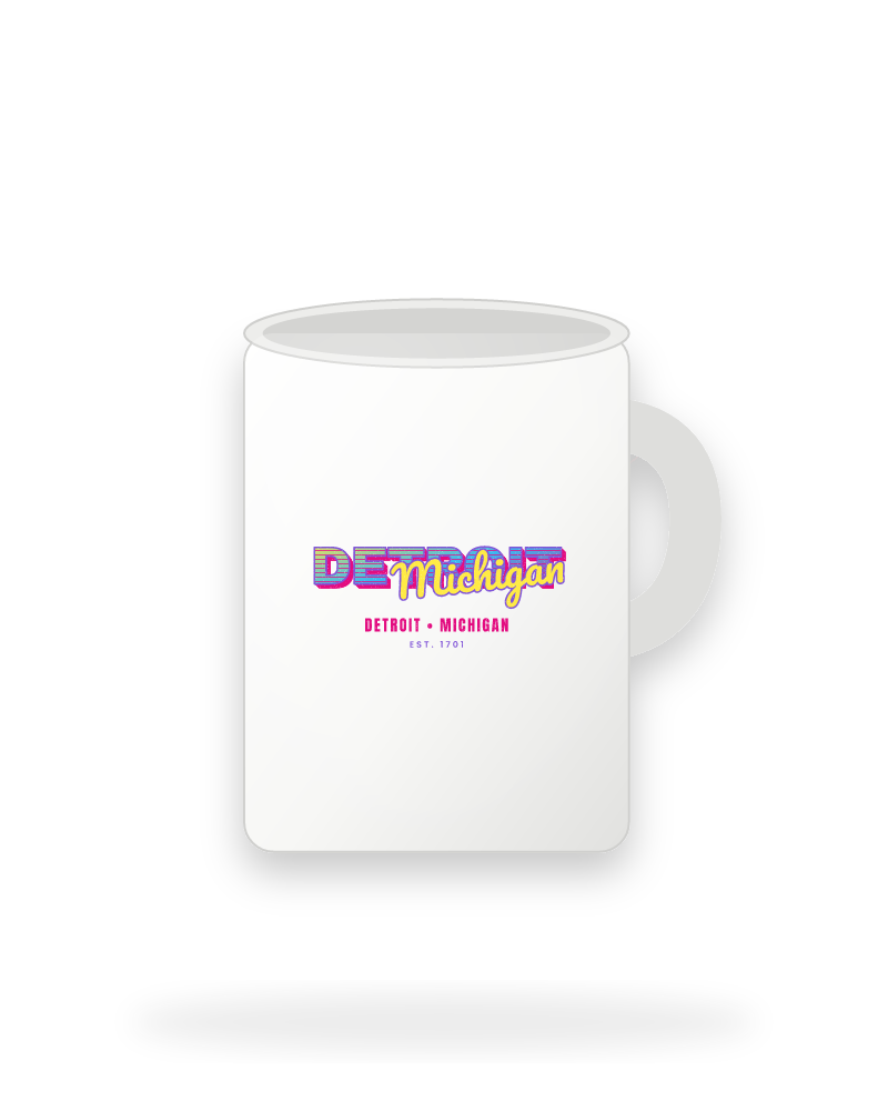 Detroit Music TV Ceramic Mug 15oz