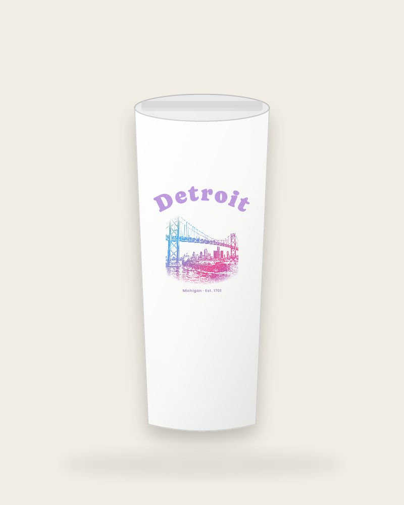 Detroit Ambassador Bridge Insulated Tumbler 20oz