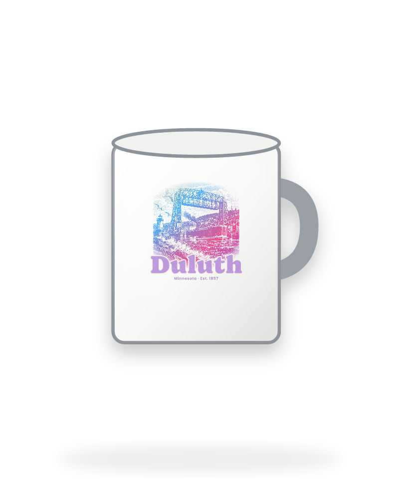 Duluth Lift Bridge Enamel Camp Mug