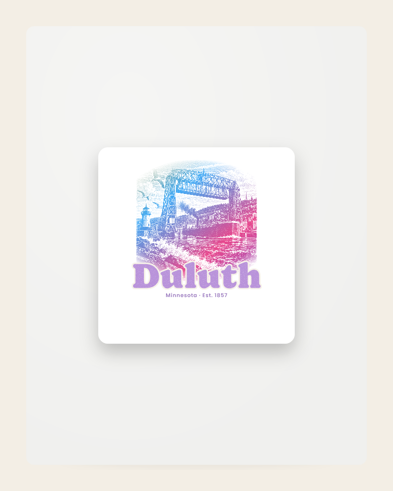 Duluth Lift Bridge Fridge Magnet
