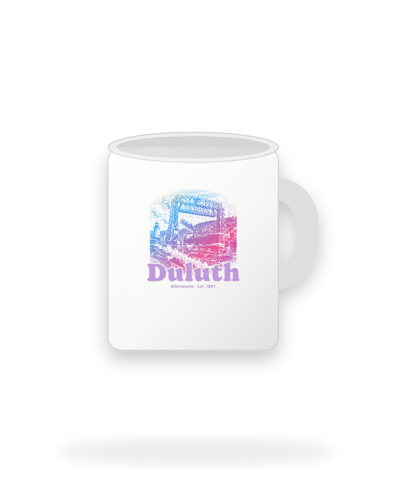 Duluth Lift Bridge Ceramic Mug 11oz