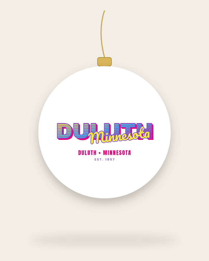 Duluth Music TV Ceramic Ornament