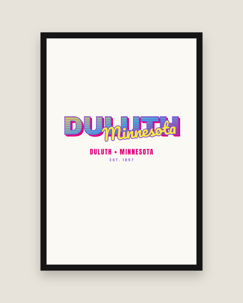 Duluth Music TV Matte Poster