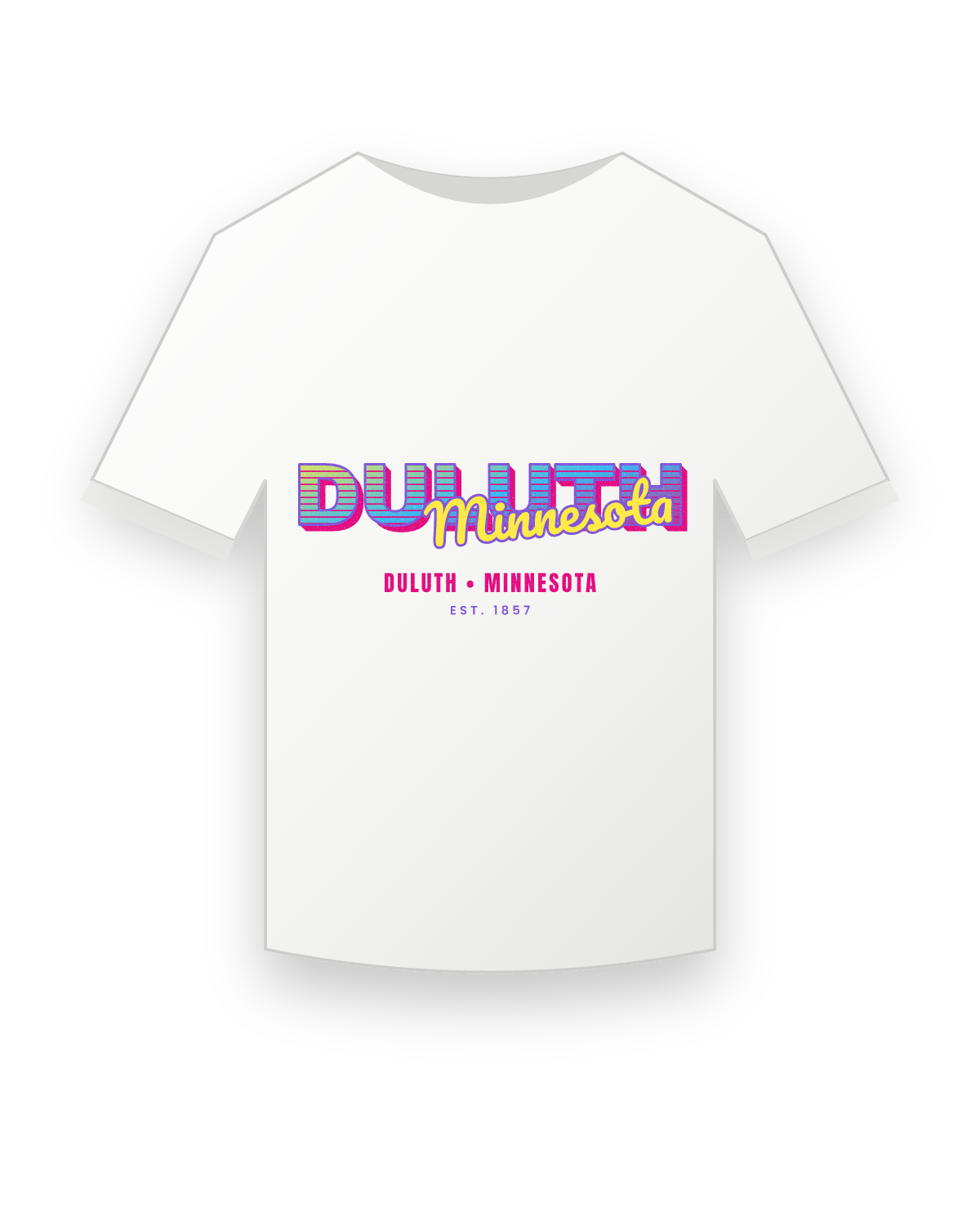Duluth Music TV Youth Tee in White