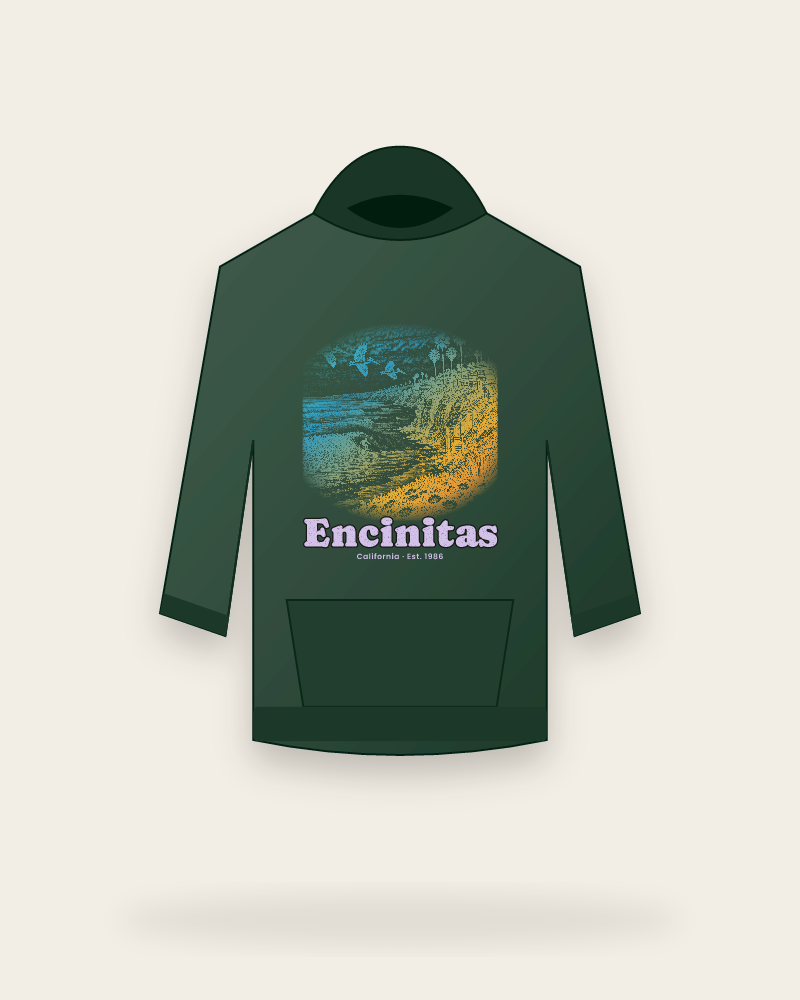 Encinitas Reef Break Hooded Sweatshirt