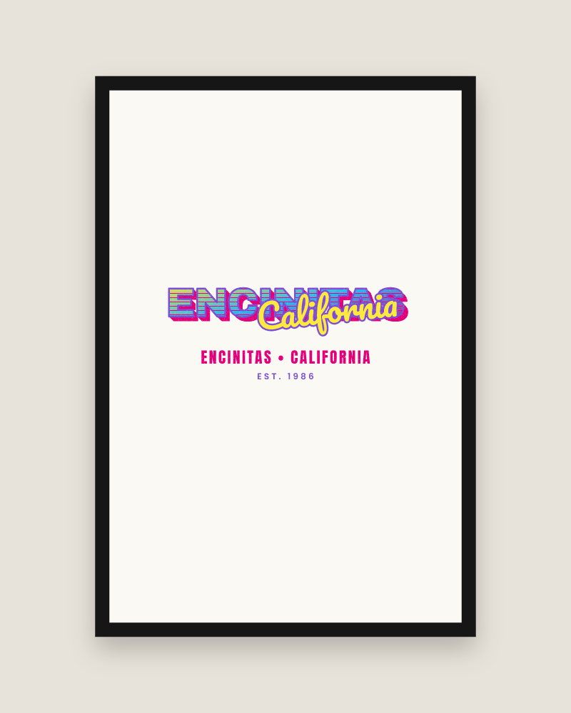Encinitas Music TV Matte Poster