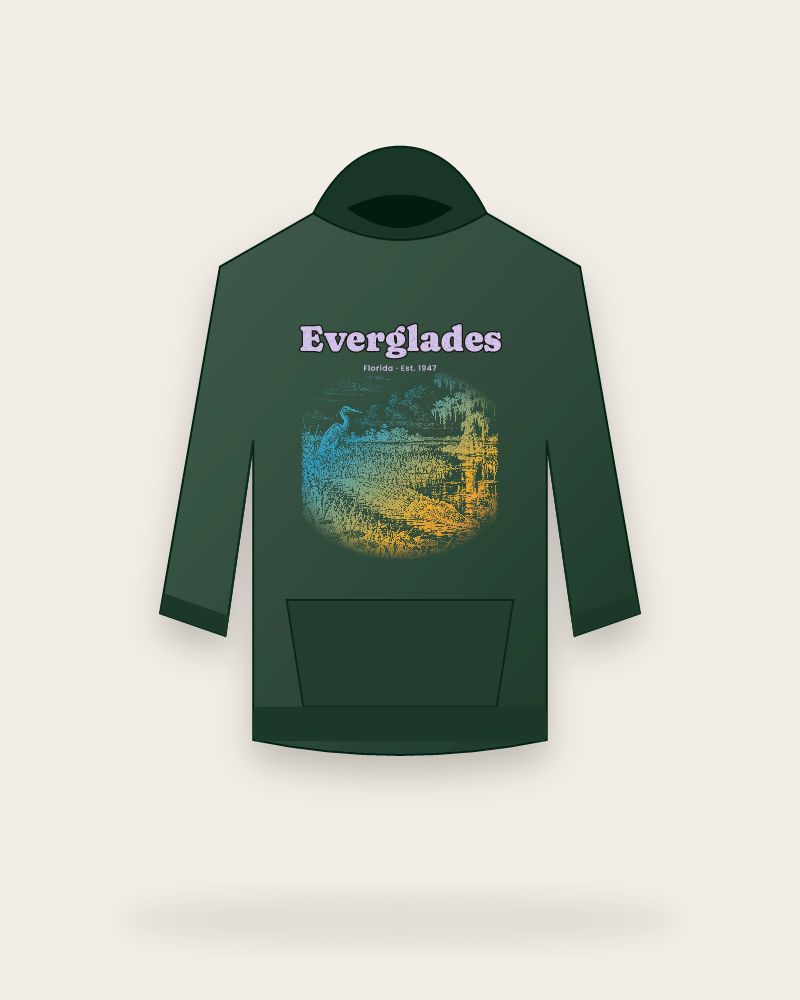 Everglades Sawgrass Gator Hooded Sweatshirt