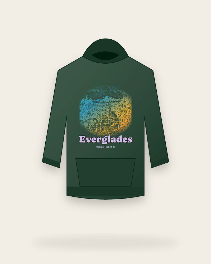 Everglades Wading Birds Hooded Sweatshirt