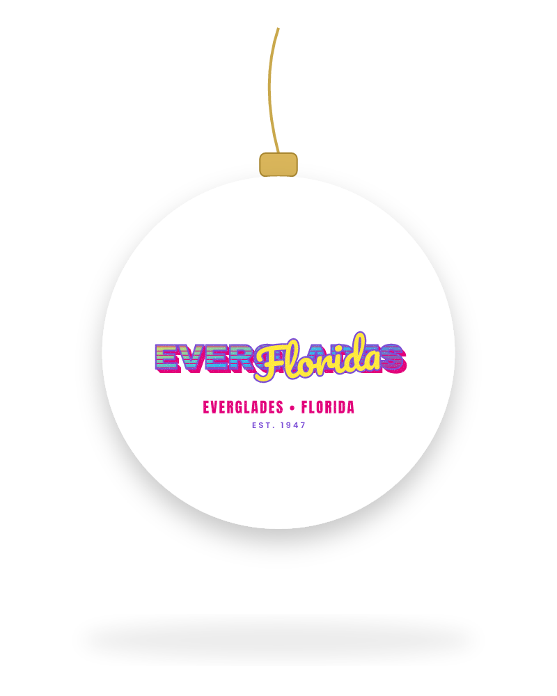 Everglades Music TV Ceramic Ornament
