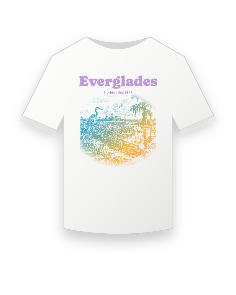 Everglades Sawgrass Gator Youth Tee