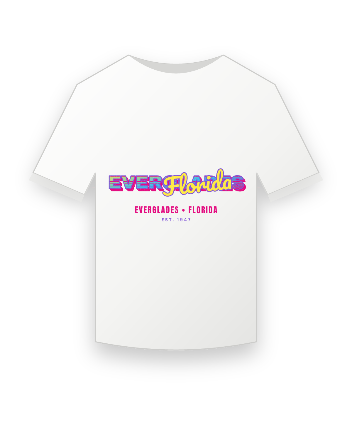 Everglades Music TV Youth Tee in White