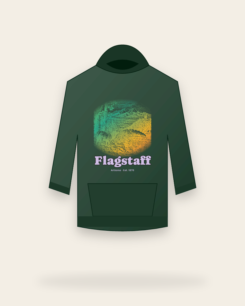 Flagstaff Ponderosa Elk Hooded Sweatshirt