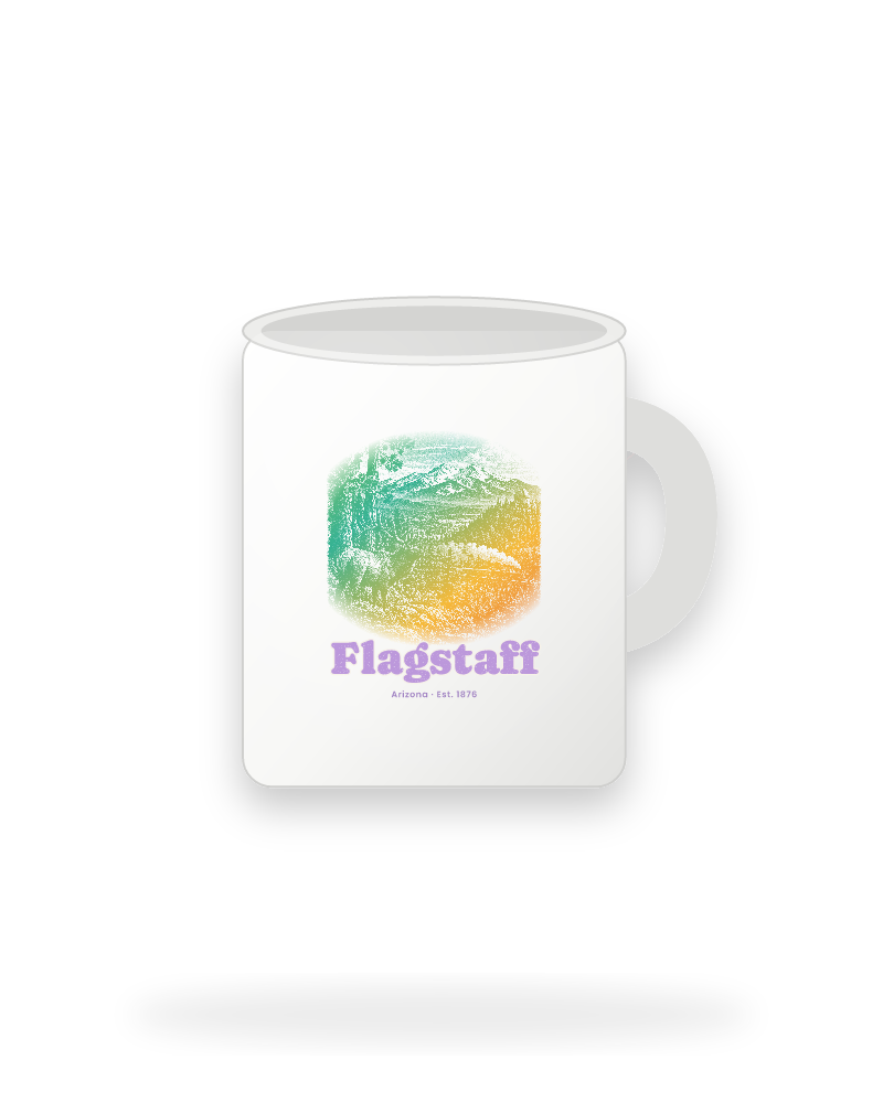 Flagstaff Ponderosa Elk Ceramic Mug 11oz