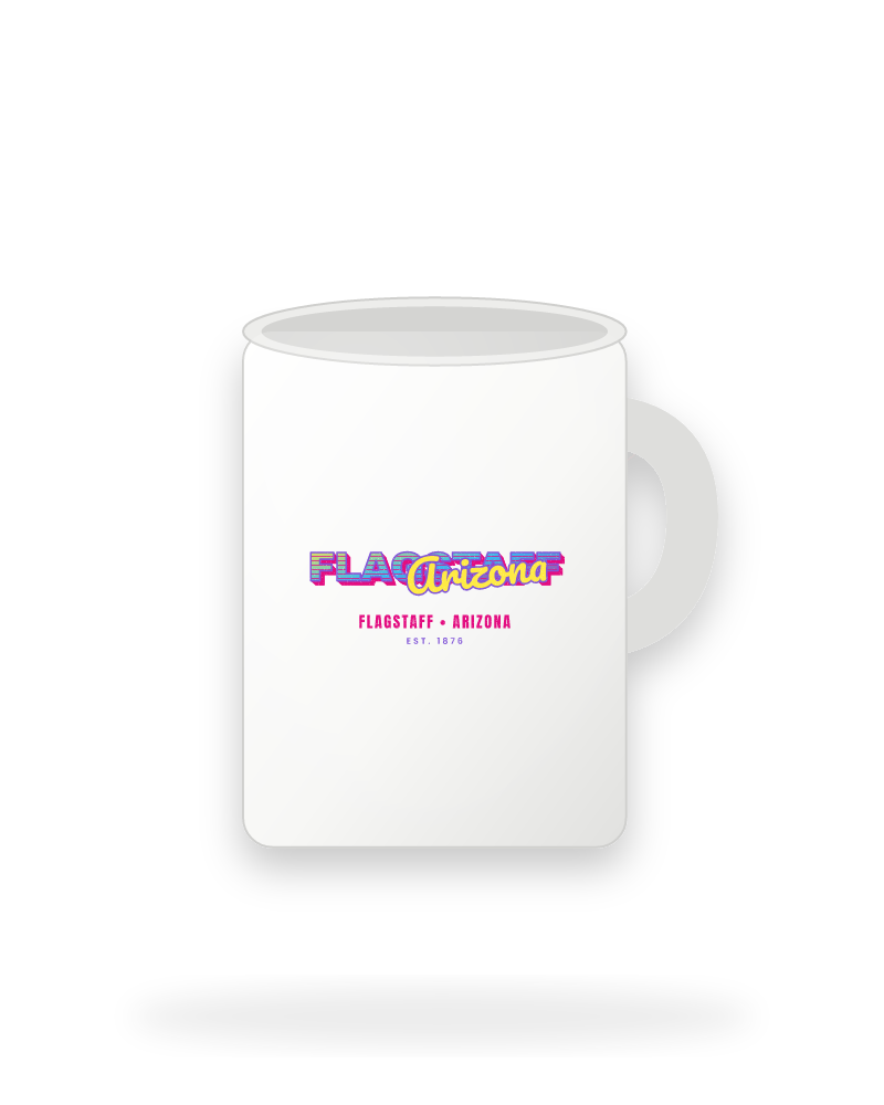 Flagstaff Music TV Ceramic Mug 15oz