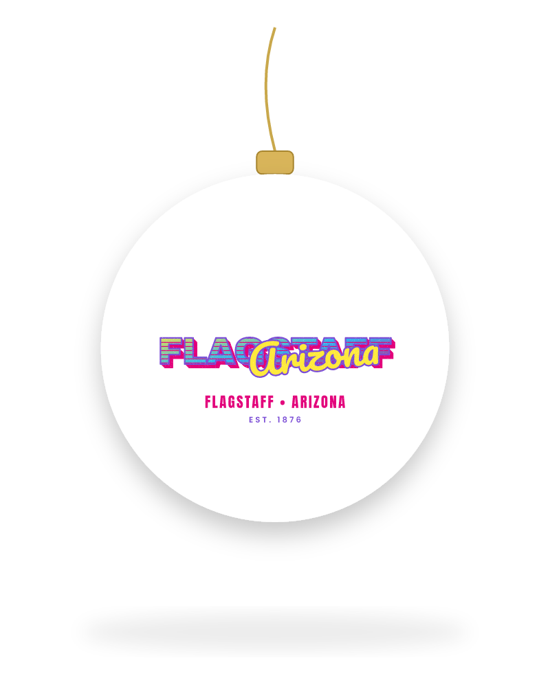 Flagstaff Music TV Ceramic Ornament