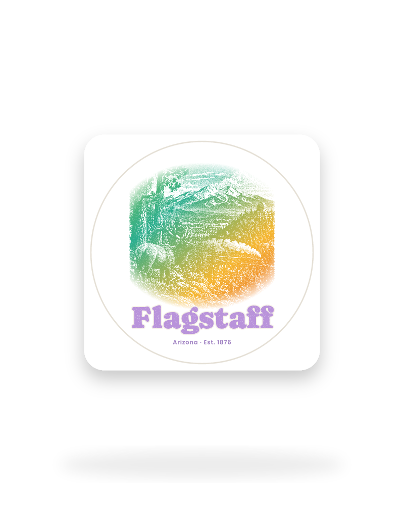 Flagstaff Ponderosa Elk Kiss-Cut Sticker