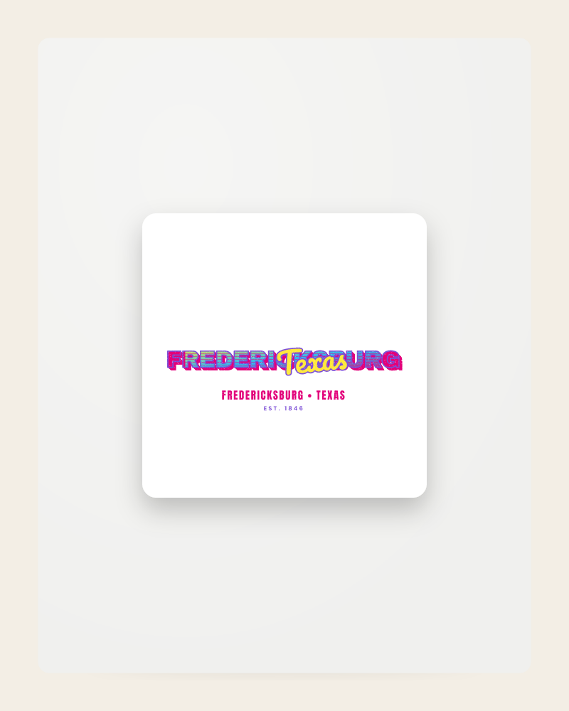 Fredericksburg Music TV Fridge Magnet