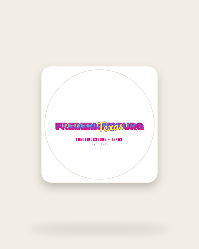 Fredericksburg Music TV Kiss-Cut Sticker