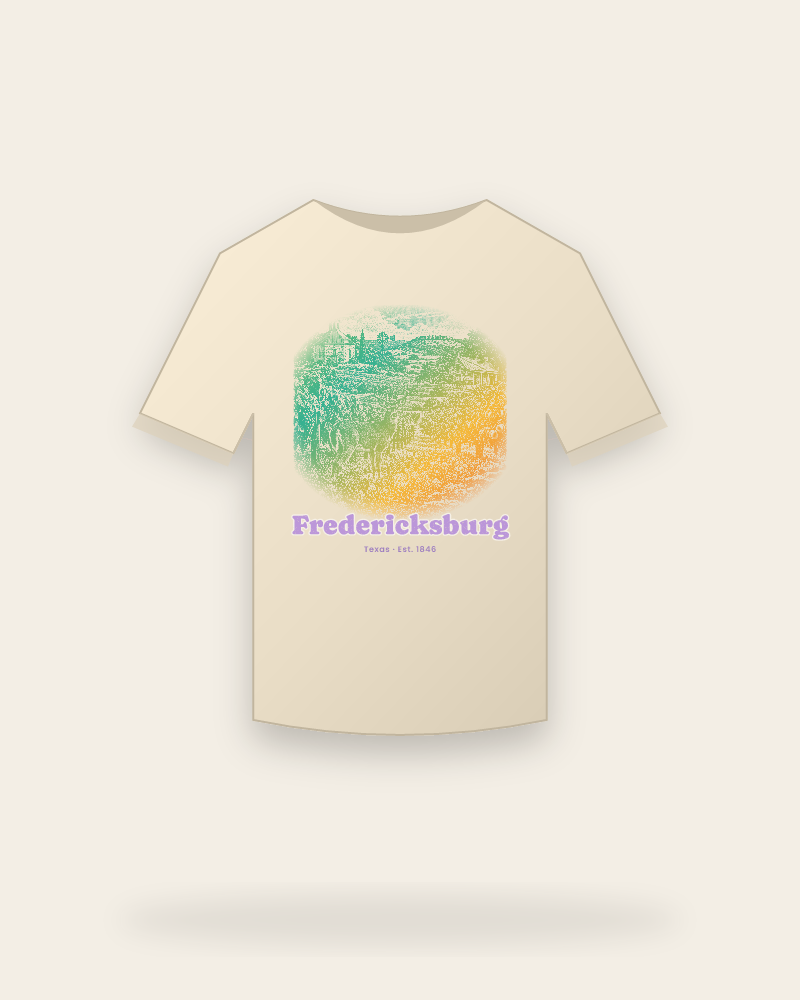 Fredericksburg Hill Country Vines Organic Cotton Tee