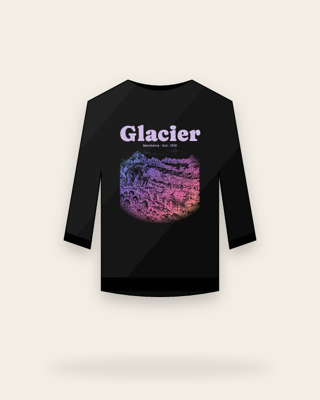 Glacier, Montana sweatshirt