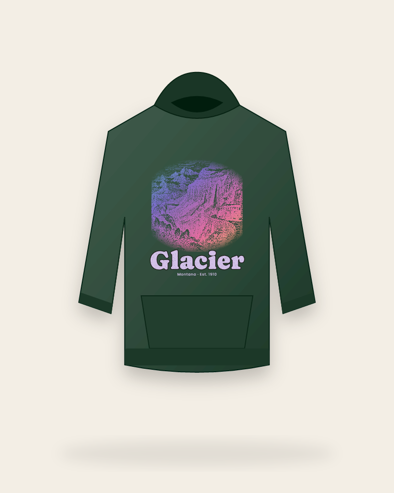 Glacier Going-to-the-Sun Road Hooded Sweatshirt