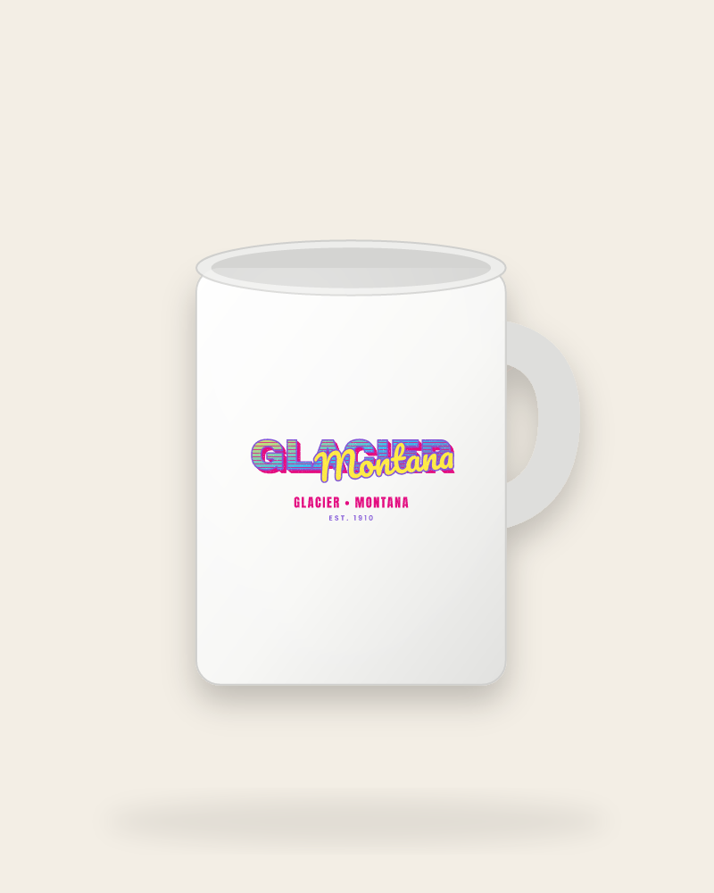 Glacier Music TV Ceramic Mug 15oz