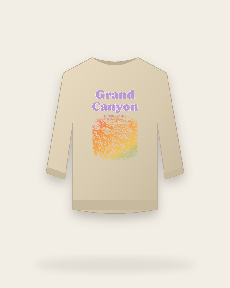 Grand Canyon Bright Angel Mules Crewneck Sweatshirt
