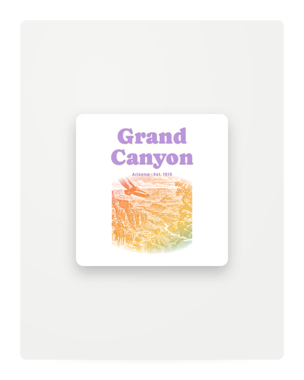 Grand Canyon Bright Angel Mules Fridge Magnet in White