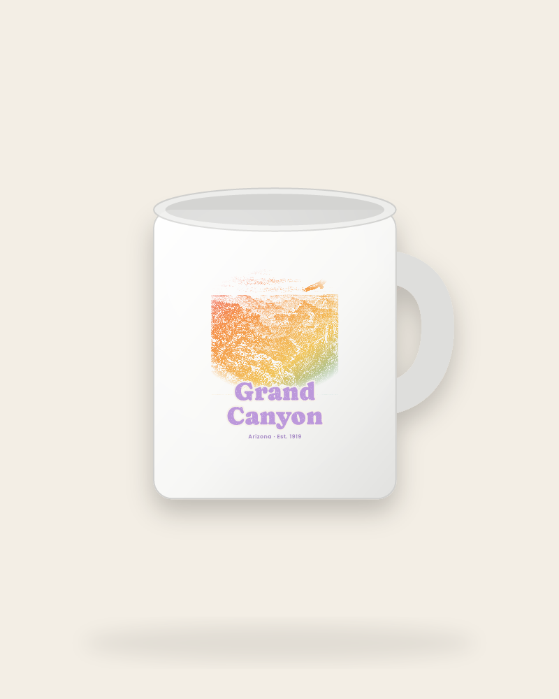 Grand Canyon South Rim Sunrise Ceramic Mug 11oz