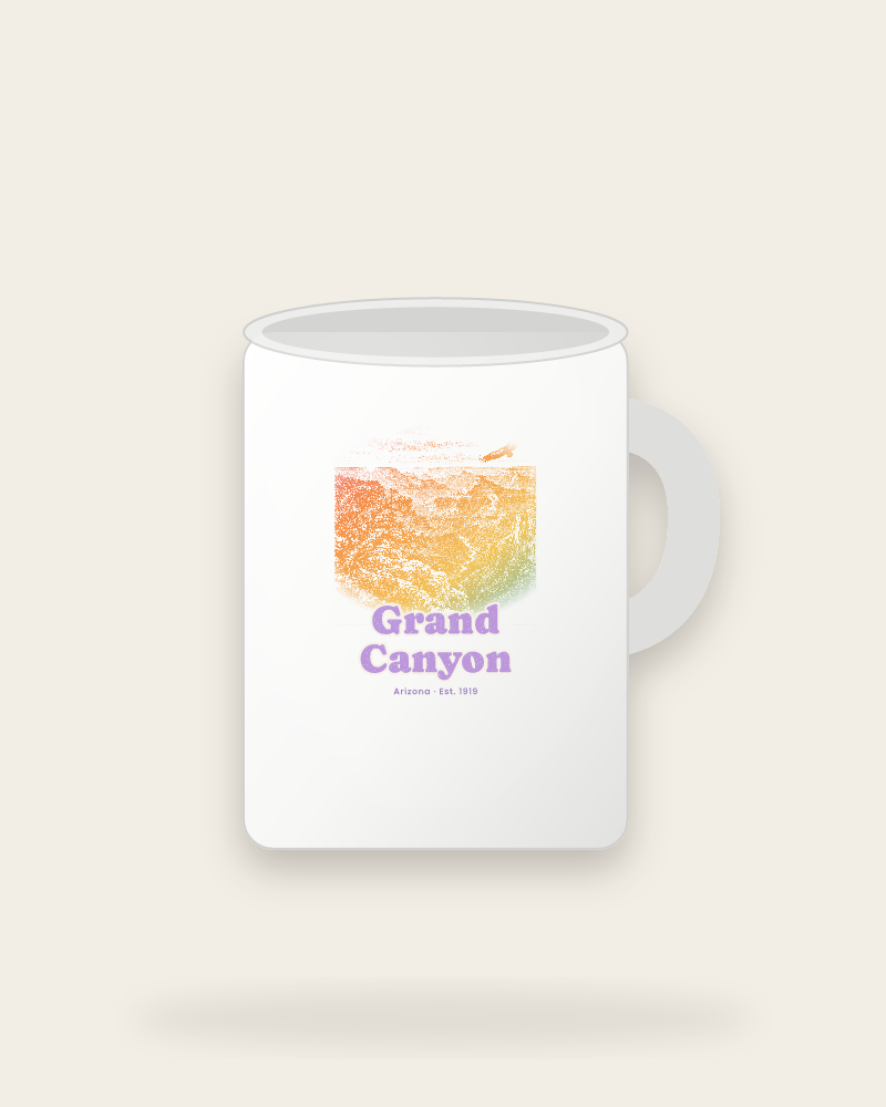 Grand Canyon South Rim Sunrise Ceramic Mug 15oz