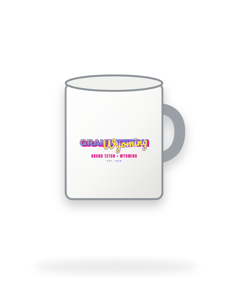 Grand Teton Music TV Enamel Camp Mug