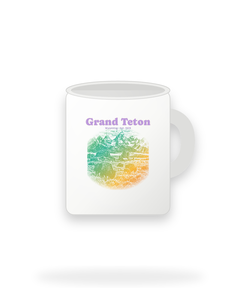 Grand Teton Mormon Row Barns Ceramic Mug 11oz